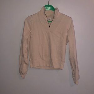 Half zip up sweatshirt